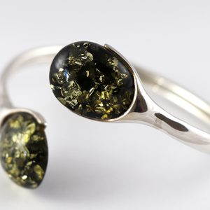 Green Amber Bangles